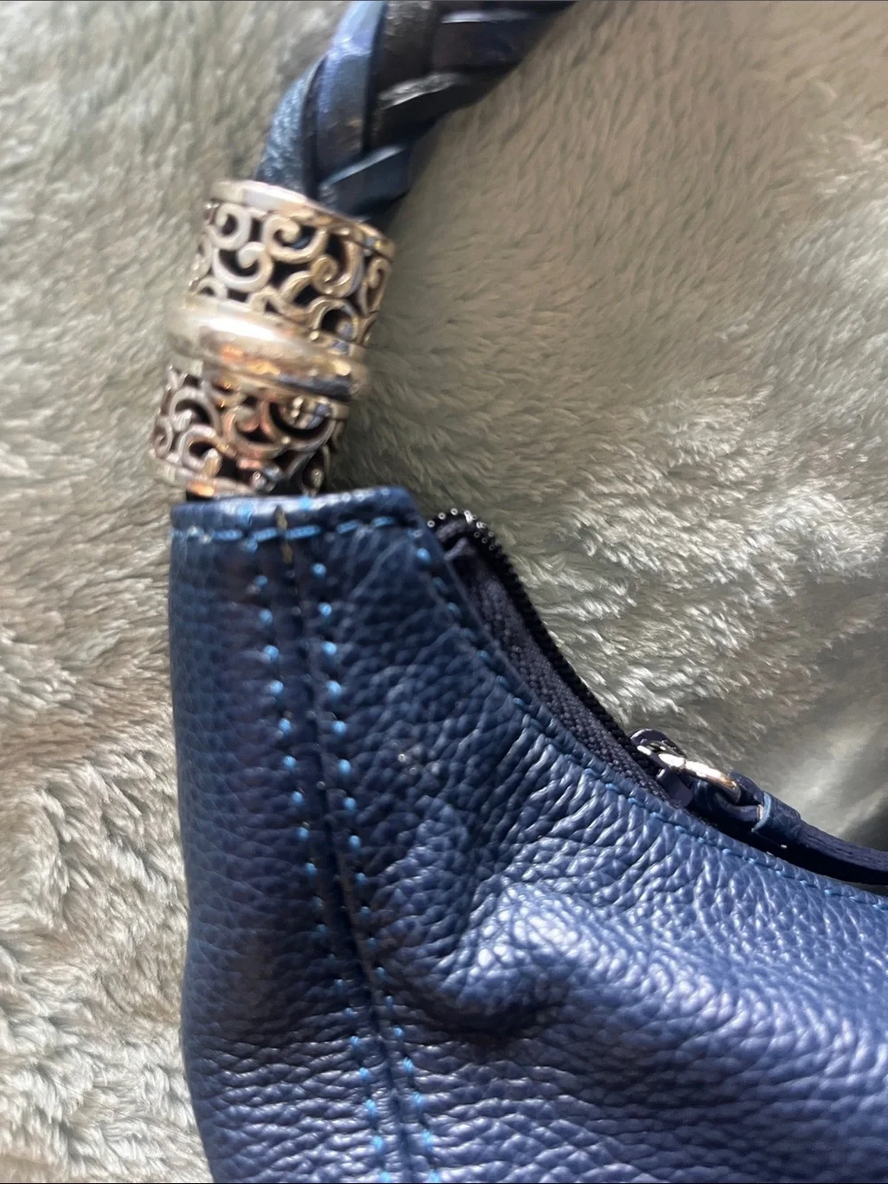 Brighton Barbados Hobo Navy Exc